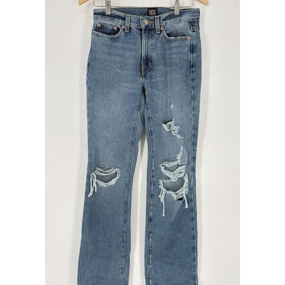 BDG Urban Outfitters High Rise Bootcut Distressed Jeans Women’s Size 24 - Picture 3 of 13